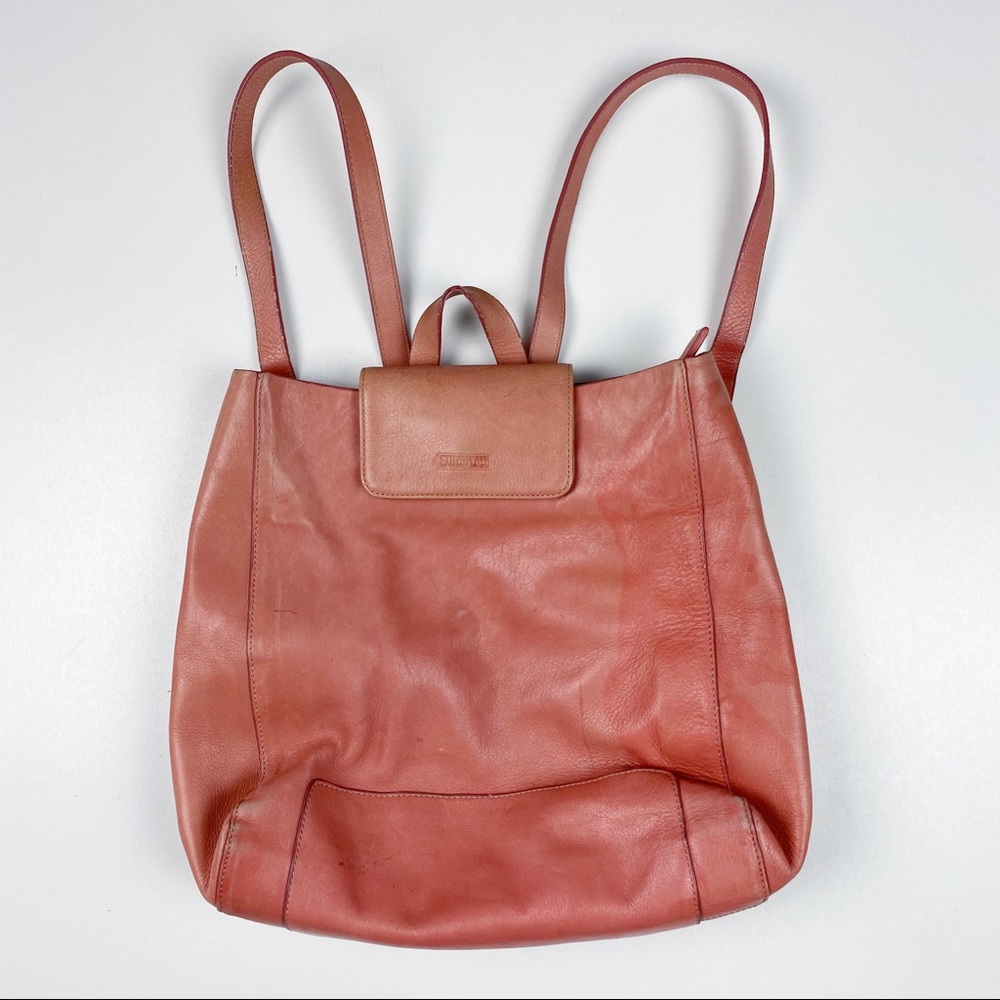 Ellington Pink Leather Backpack